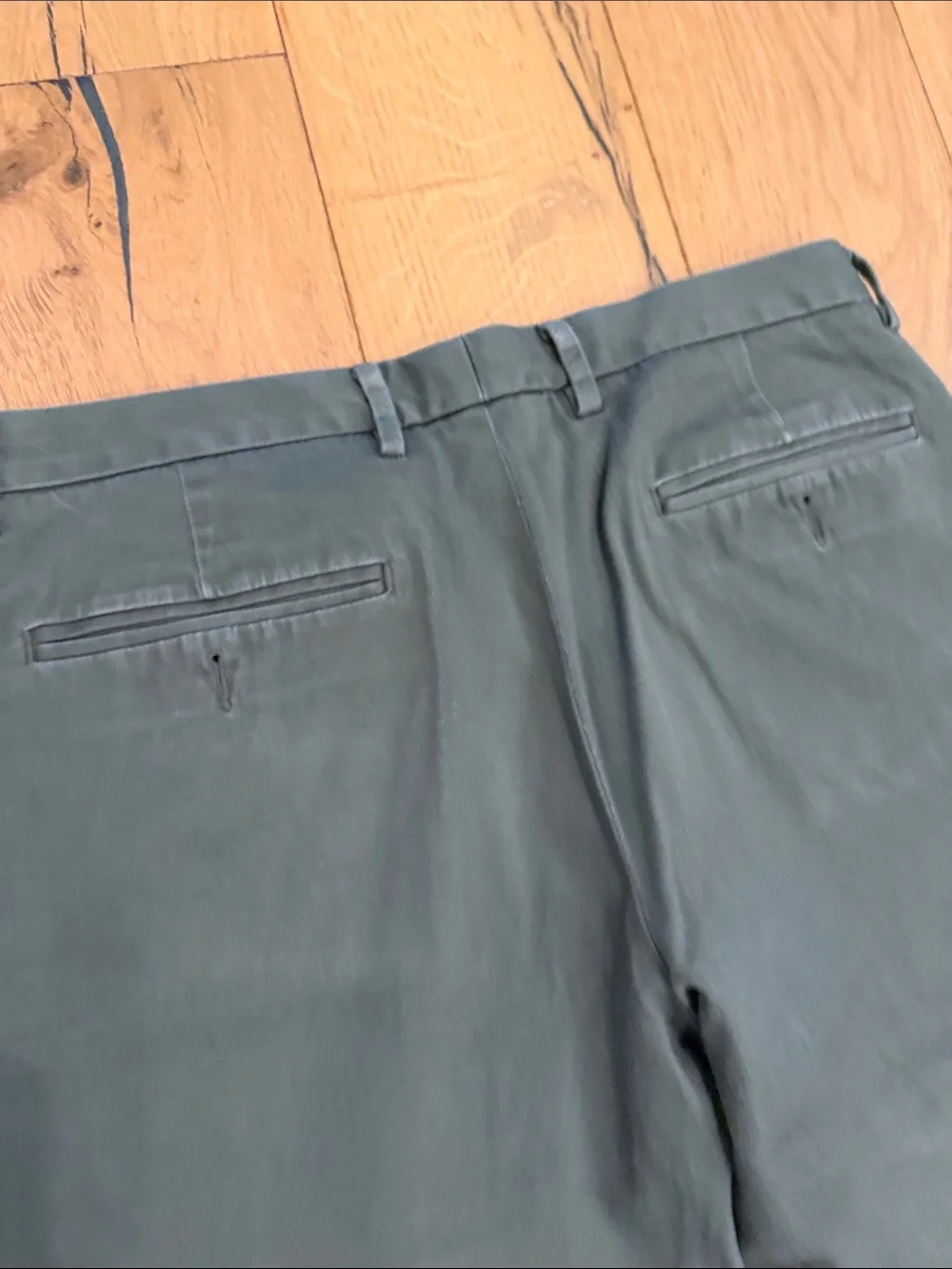 J. Crew Slim Bowery Men's Chinos in Forest Green